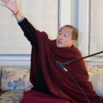 08- 095 Dzongsar Khyentse Rinpoche teaching on CHogyam Trungpas Book “Transcending Madness”at the McInnes room