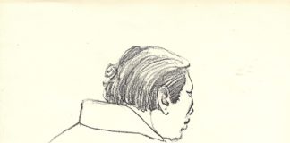 Chögyam Trungpa Rinpoche in Quick Charcoal