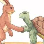 imaTortoise & rabbit handshake