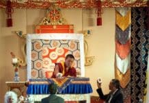 Tea and Rice ceremony welcoming Yangsi Rinpoche in Boulder