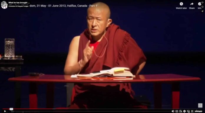 What he has brought …